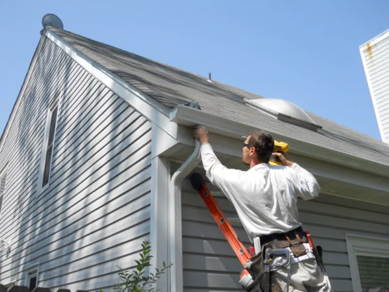 seamless gutter installation in zachary louisiana
