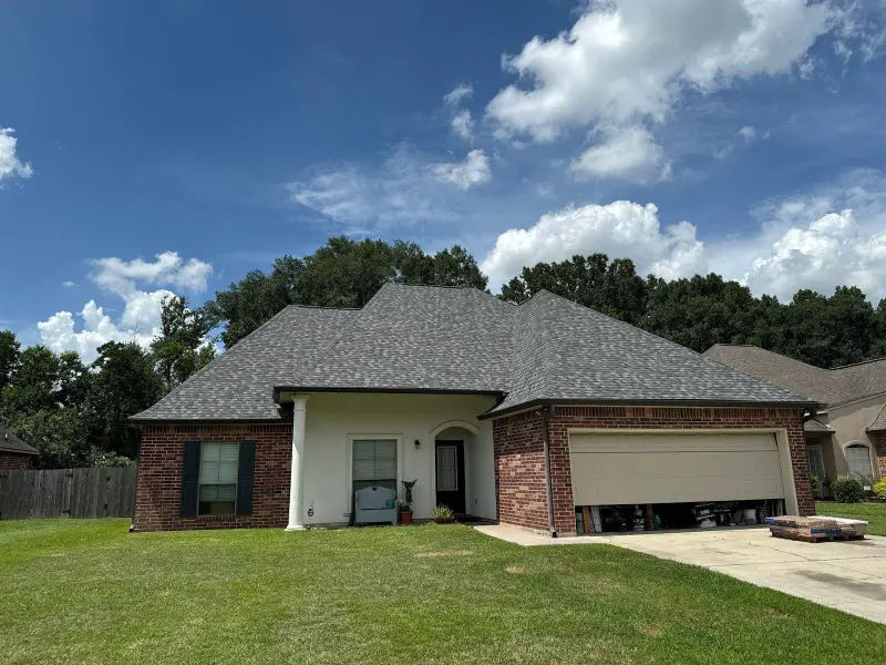 newly installed shingles on zachary louisiana roof