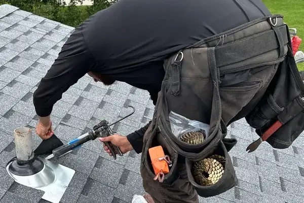 chase lord caulking asphalt roof in hammond louisiana