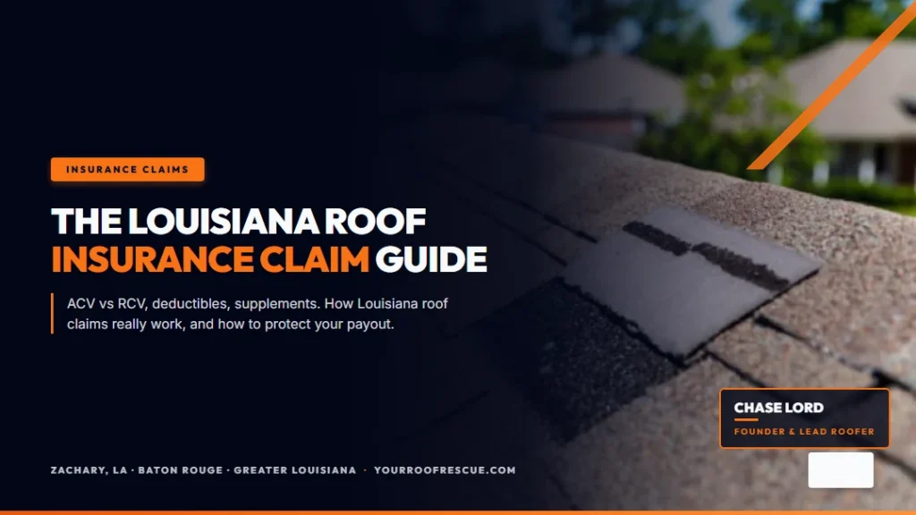 louisiana homeowner roof insurance claim guide 1