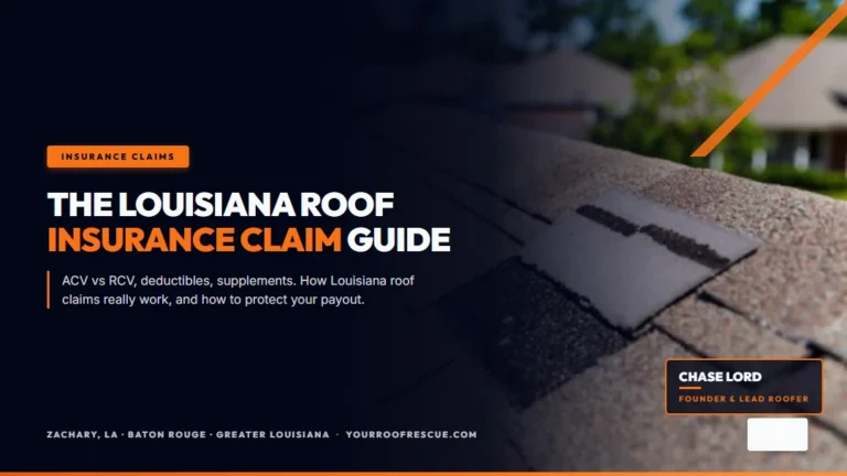 louisiana homeowner roof insurance claim guide 1
