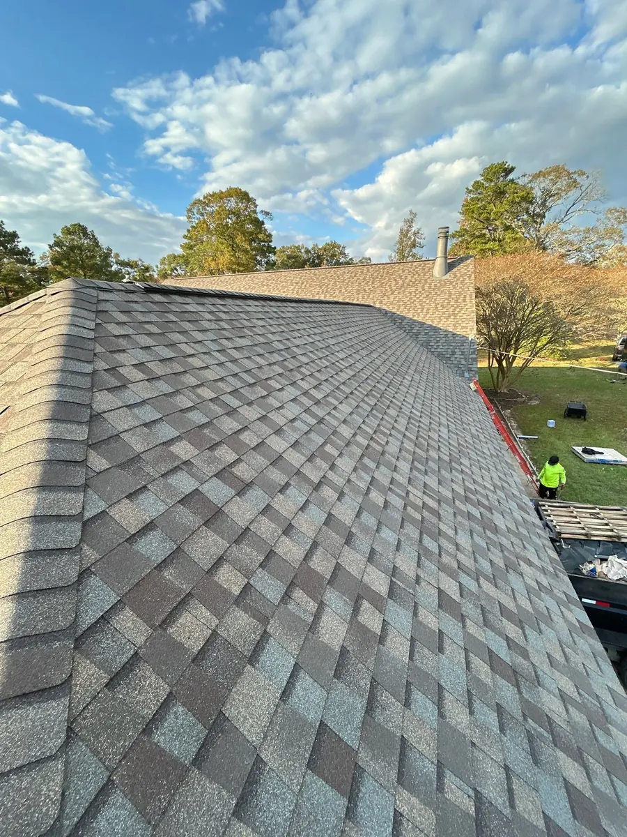 Completed CertainTeed Patriot roof on the Ethel, Louisiana home