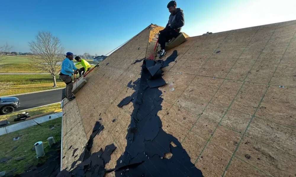 Architectural shingle roof replacement in Zachary, Louisiana by Roof Rescue