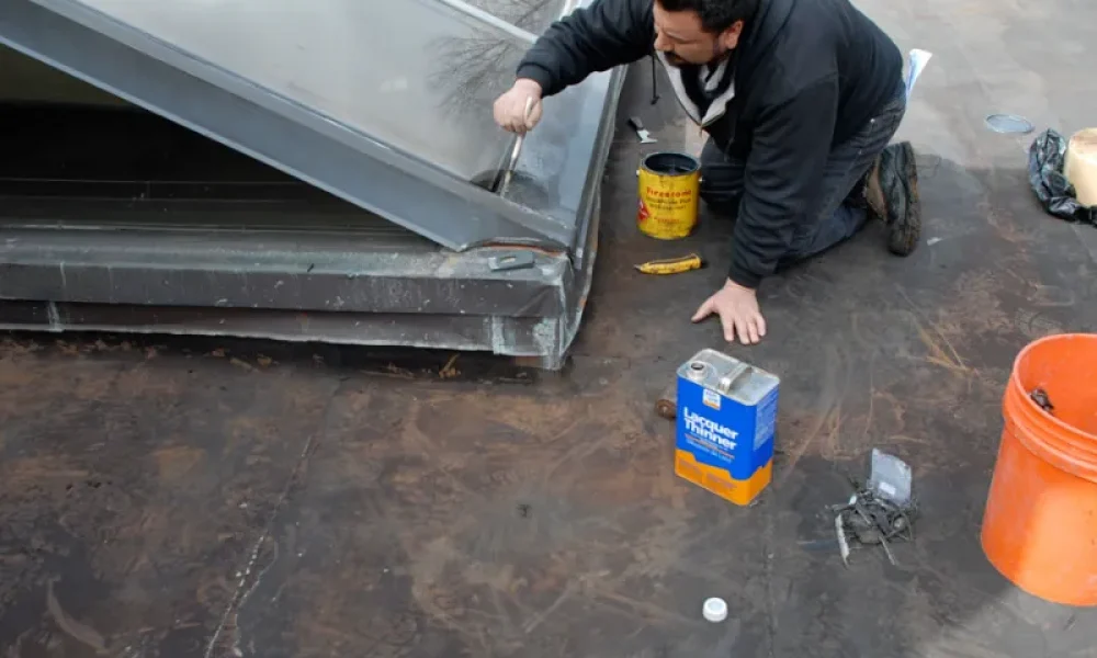 commercial skylight repair in zachary