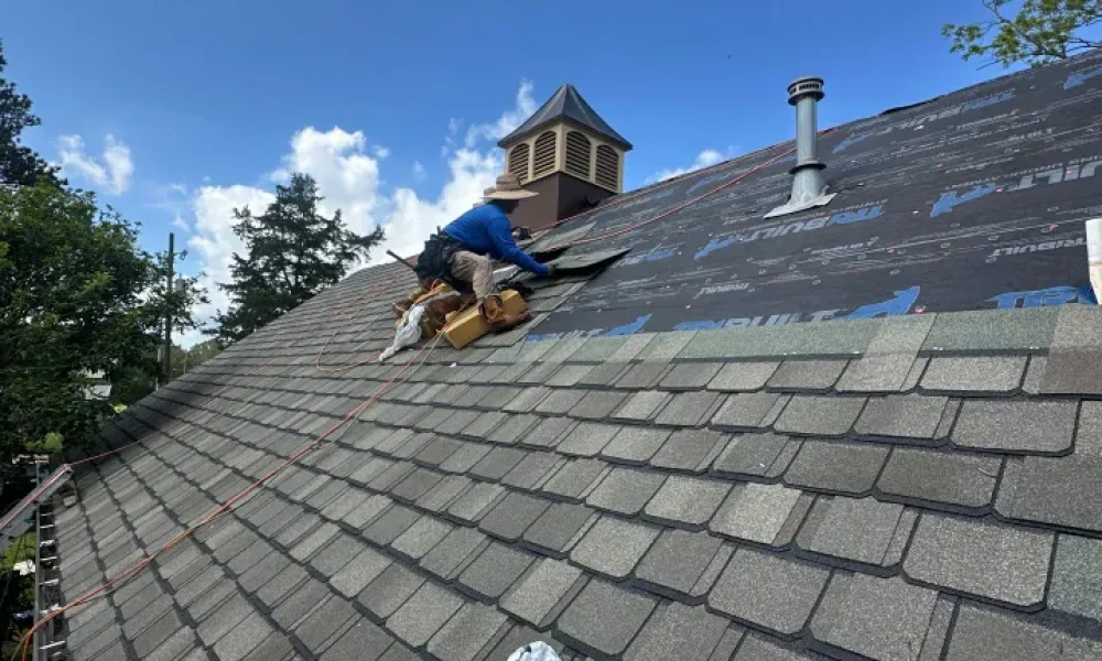 Grand Manor roof replacement in Wilson, Louisiana by Roof Rescue