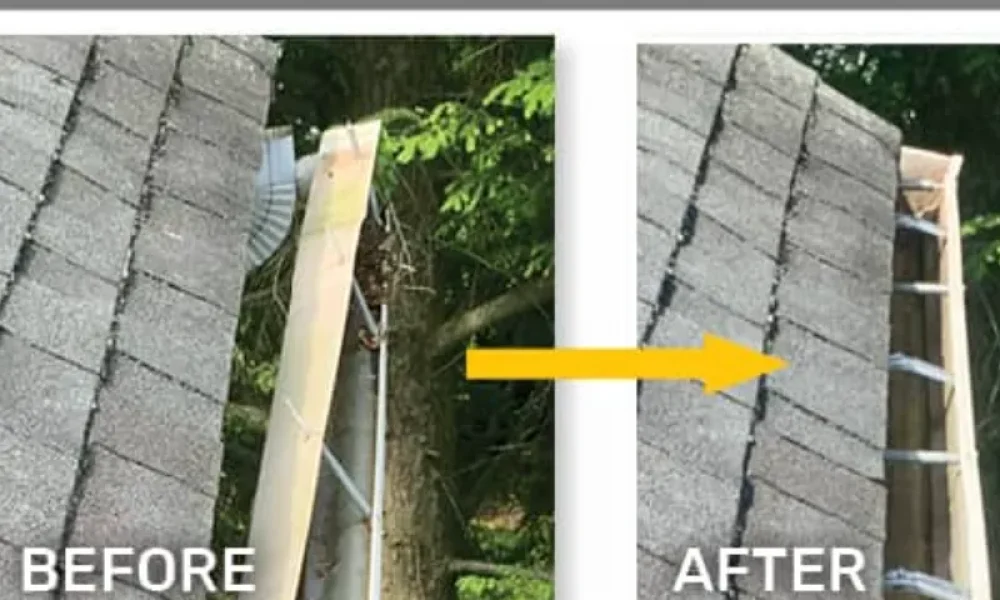 re securing loose gutter in zachary louisiana