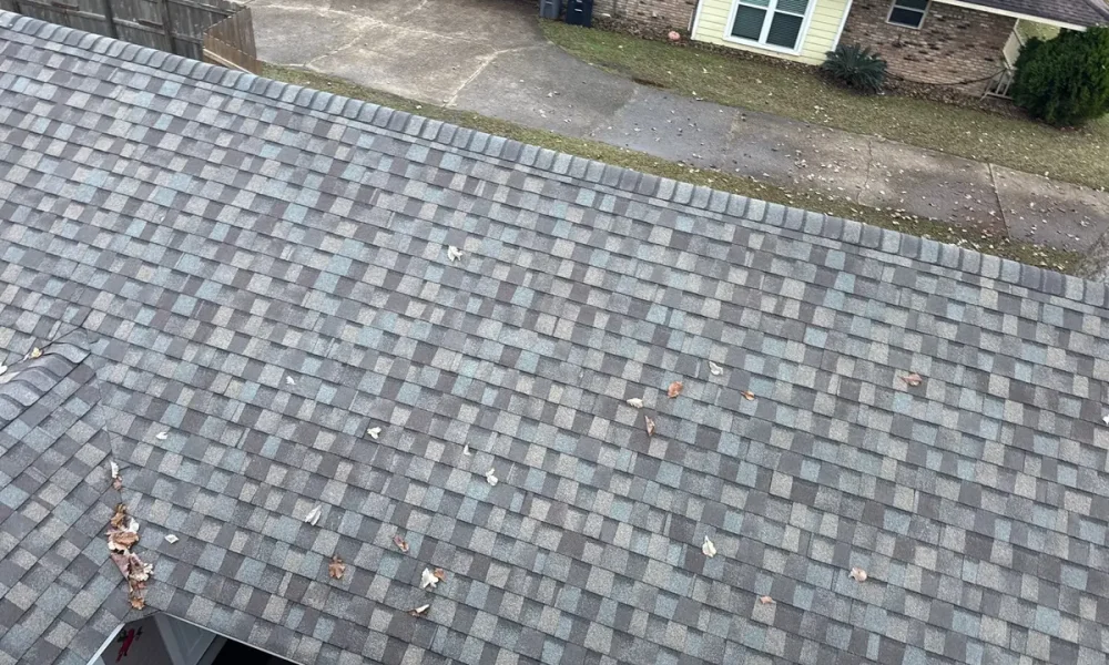 New CertainTeed Patriot architectural shingles installed on a Central, Louisiana home